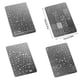 thumbnail image 3 of Stainless Steel Nail Art Stamping Plates Professional Templates For Gel Polish Application Multicolor, 3 of 4