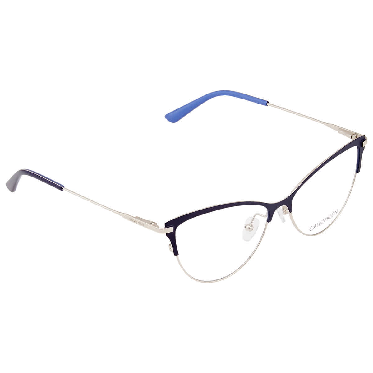 Calvin Klein Ladies Blue Cat Eye Eyeglass Frames CK1911141053 