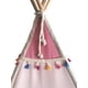 thumbnail image 2 of Casita infantil Teepee tienda de Campaña tipi Rosa Tipis Palma Teepee rosa Tipi Rosa Tipis Palma teepee rosa pastel, 2 of 4