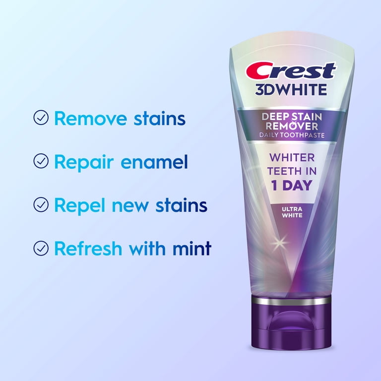 Crest 3DWhite Brilliance Deep Stain Remover Ultra White Toothpaste