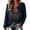 Blue_05, variant on Womens Sweatshirt Long Sleeve Vintage V Neck Pullover Broom Witch Moon Theme Graphic Top Relaxed Casual Fall Halloween Festival Events Top Khaki XXL