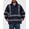 thumbnail image 4 of Lightweight Rain Suit Top - Navy, 4 of 12