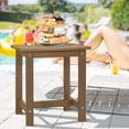 thumbnail image 3 of Mesa auxiliar Y&M Adirondack impermeable marrón 41x33x42 cm, 3 of 7
