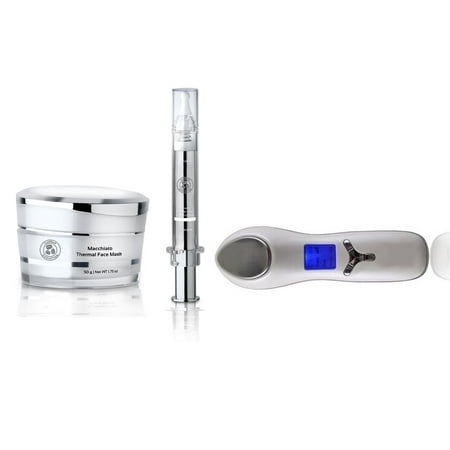 Instant Face Lift Duo Set Plus Non-Surgical Anti-Aging Dual Face & Eye Ultrasonic (Best Non Surgical Face Treatments)