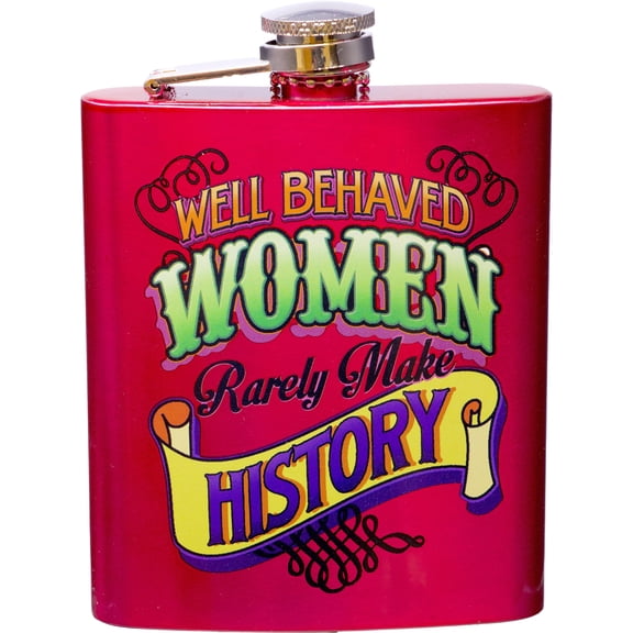 Spoontiques Well Behaved Women 7oz Stainless Steel Flask