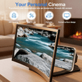 thumbnail image 6 of 14 Inch Screen Magnifier for Cell Phone, 2025 New Mobile Phone Screen Magnifier, 3D HD Mobile Magnifier Projector Screens, Foldable Phones Stand with Screens Amplifier Supports All Smartphones, 6 of 9