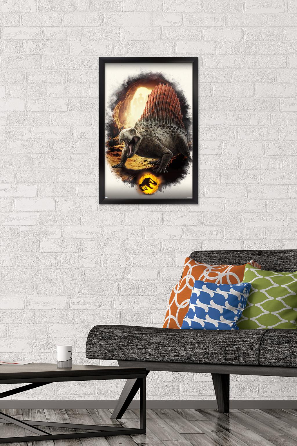 Jurassic World: Dominion - Dimetrodon Focal Wall Poster, 14.725" x 22.375" Framed