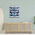 thumbnail image 2 of Stupell Industries Nautical Anchor Wavy Navy Stripes Graphic Art Gallery Wrapped Canvas Print Wall Art, Design by Paul Brent, 2 of 7