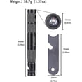 thumbnail image 2 of Flint Fire Starter With Whistlemagnesium Flint Emergency Survival Kitsfor Your Camping, Hiking And B, 2 of 5
