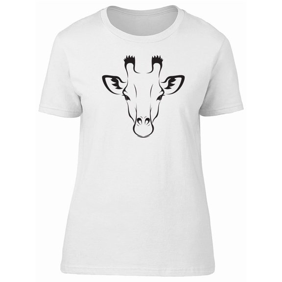 Silhouette Of Giraffe Face Tee Men's -Image by Shutterstock