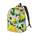 thumbnail image 2 of Daiia Lemon Seamless Pattern Oil Painting Effect Vintage Canvas Backpack for Men and Women ,Hiking Backpack,Travel Laptop Bag for School,Large Capacity Backpack, 2 of 8