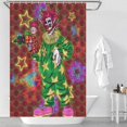 thumbnail image 3 of Killer Klowns from Outer Space Clown Shower Curtain, Bath Curtain Bathroom Home Decor Waterproof Polyester for Bathroom with 12 Hooks 46.85x70.87Inch（119x180cm）, 3 of 8