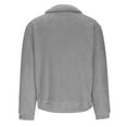 thumbnail image 5 of Mens 1/4 Zip Oversized Sweatshirts Long Sleeve Fuzzy Fleece Pullover Tops Fall Winter Sherpa Sweatshirt Y2k Outfits, 5 of 5