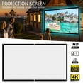 CHEEPUM Projector Screen Projection Movies Screen Foldable AntiCrease Portable For Home Outdoor