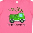 thumbnail image 4 of Inktastic My 1st St. Patrick's Day Green Fire Truck with Clovers Boys or Girls Baby T-Shirt, 4 of 5