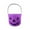 Purple, variant on Konghyp Halloween Pumpkin Bucket, Small Plastic Pumpkin Basket for Halloween Candy, Trick or Treat Basket, Decorative Halloween Party Accessory, Lightweight and Durable Holiday Decoration