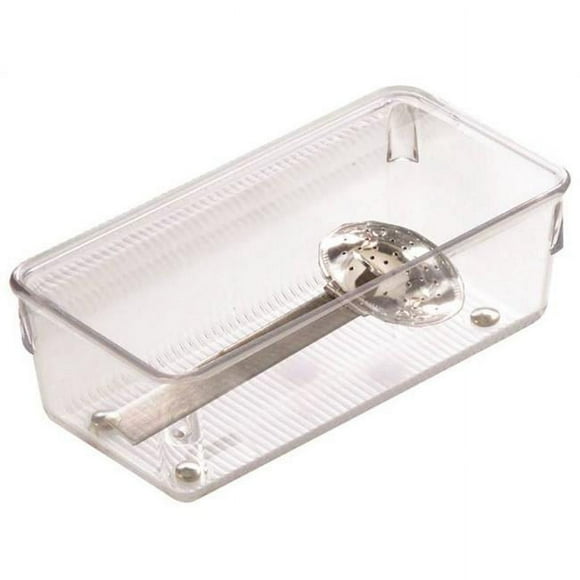 Interdesign 469882 Drawer Organizer, 6 x 3 x 2 in., Plastic, Clear