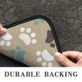 thumbnail image 6 of Paw Prints Door Rugs,Washable Non Slip Door Mats Indoor,Decorative Door Mats,Entry Mat Indoor for Entrance,Bedroom,Kitchen,Bathroom,30"x17", 6 of 6