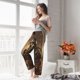 thumbnail image 5 of Balery Apocalyptic Skull Soldier Pantalones de pijama para mujer, pijamas ultraligeros, pantalones de estar por casa-3X-Large, 5 of 6