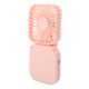 thumbnail image 4 of Mini ventilador de mano, plegable, silencioso, con carga USB, para verano, de escritorio, color rosa, 4 of 7