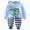 outfits001-Light Blue, variant on NOLDARES Baby Boy Fall Clothes Set Long Sleeve Crewneck Sweatshirts Pants Infant Newborn Winter Outfits Size:4-5 Y,Beige