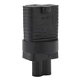 thumbnail image 1 of C6 Male To 5-15R 3Pin Female Power Adapter, IEC320 C6 To Nema 5-15R Power Adapter Reinforced 15A Output 2Pcs  for Server PDU, 1 of 7
