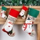 thumbnail image 4 of Medias de Navidad, calcetines de alce de Papá Noel, bolsa de regalo de Navidad, bolsa de manzana, chimenea, árbol, decoraciones de Navidad para el hogar, regalo para niños, 4 of 4