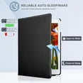 thumbnail image 2 of Étui pour iPad 2, Étui pour iPad 3, Étui pour iPad 4, Étui pour iPad 2/3/4 9,7 Pouces, Étui Folio en Cuir PU Dteck avec Support Ajustable et Fonction Auto, 2 of 5