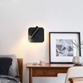 thumbnail image 5 of Luces de pared Luces de noche LED Luces de pared de hotel para interiores Luces de pared de cama Lámpara de pared de pasillo con interruptor de 3W + 10W (cuadrado) (cuadrado, negro), 5 of 5