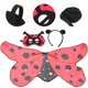 thumbnail image 4 of 1 juego de accesorios para disfraz de mariquita que incluye diadema de mariquita y máscara de mariquita, 4 of 6