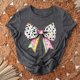 thumbnail image 4 of Camiseta de Cuello Redondo de Manga Corta de la Mujer, Top de Moda para Invierno Y Primavera Impresa de Navidad Casual 3/4, 4 of 7