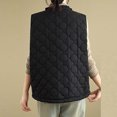 thumbnail image 6 of Pounoo Lightweight Puffer Vests for Women Button Up Solid Color Sleeveless Coat Warm Fall Winter Waistcoat Down Jacket Gift, 6 of 8