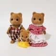 thumbnail image 5 of Familia de animales del bosque 1:12 Muebles para casa de muñecas Mini figura de oso conejo Muñecas de juguete Regalos para niños, 5 of 5