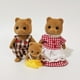 thumbnail image 5 of Familia de animales del bosque 1:12 Muebles para casa de muñecas Mini figura de oso conejo Muñecas de juguete Regalos para niños, 5 of 5