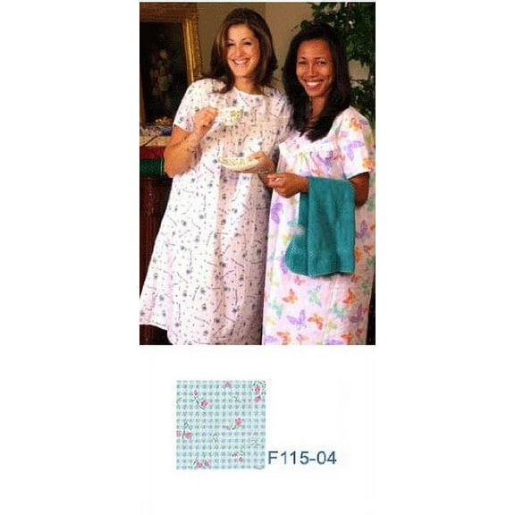 Adaptive Poly Cotton Backwrap Gown (Small, 04)