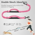 thumbnail image 5 of HQREA Hands Free Dog Leash with Zipper Pouch, Padded Handles and Durable Bungee for Walking, 5 of 6