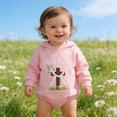 thumbnail image 2 of Gbsyewxs Easter Jumpsuit For Baby Girls Sleeveless Egg Bunny Print Comfortable Spring Toddler Outfit Pink Size 6-12 Months, 2 of 4