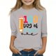 thumbnail image 1 of Fiudx Camiseta de Algodón, Jersey Suave para Niños, Camiseta Transpirable, Ropa Informal para Fiestas de Bienvenida y Cumpleaños, para Niños y Niñas de 1 a 8 Años, Un Regalo Elegante., 1 of 5