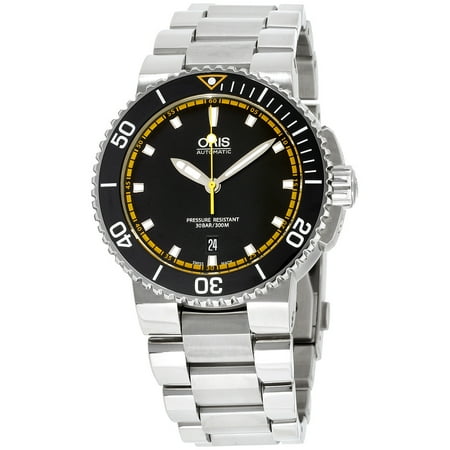 - Aquis Date Automatic Black Dial Mens Watch 01 733 7653 4127-07 8 26 01PEB