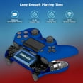 thumbnail image 5 of PRO Wireless GamePad Compatible with Apple iPhone 14, 14 Pro, 14 Pro Max, 15 Plus Models Controller Plus 1,000mah Battery/Built-In Speaker/Gyro/Remote BlueTooth Slim (Blue), 5 of 7