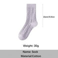 thumbnail image 2 of iOPQO Thermal Stockings for Women, Thick Cotton Socks, Winter Crew Socks for Women, Winter Accessories for Women, Warm Socks for Women Winter, Green A, 2 of 3