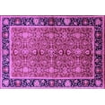 thumbnail image 1 of Ahgly Company Indoor Rectangle Oriental Purple Industrial Area Rugs, 2' x 4', 1 of 4