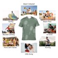 thumbnail image 6 of OUSIMEN Men's short-sleeved printed T-shirt, 6 of 7