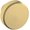 Lifetime Satin Brass, variant on Baldwin 4411055BIN Bevel 1-1/2" Mushroom Cabinet Knob From The Estate Collection - Nickel