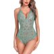 thumbnail image 1 of Body de encaje sexy con escote en V profundo para mujer, 1 of 5