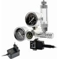 thumbnail image 1 of Aquarium CO2 Regulator with 12V Adapter, Aquarium Pressure Reducer, Dual Pressure Gauge Includes Bubble Counter and Check Valve, W21.8 Interface, 1 of 5