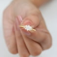 thumbnail image 4 of Unique Moissanite Solitaire Engagement Ring (1 CT, D-VS1 Quality), 14K Yellow Gold, US 10.25, 4 of 7