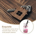 thumbnail image 4 of Baohd Keychain Mini Decorations Charms Earring Keyring Decorative Keyfob Glass Workmanship Bottles Pendant Keyholder Rose Red10*18mm 1Set, 4 of 6