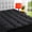 Black-King, variant on Black Mattress Topper For Extra Thick Pad Cover Plush Soft Pillowtop With Elastic Deep Pocket Overfilled Down Alternative Filling