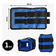 thumbnail image 4 of 2pc Pesas  Fitness Par De Polainas 1kg Cada Una Para Tobillos Malubero Azul Negro, 4 of 5